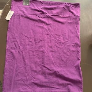 Torrid deep purple pencil skirt